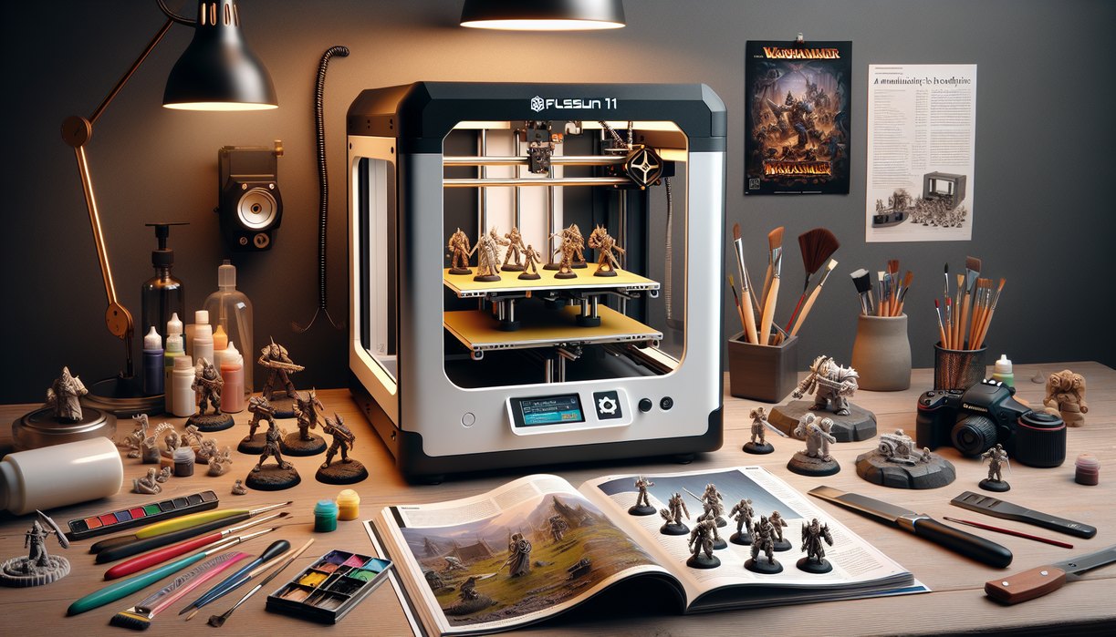 FLSUN T1, Konten Miniatur Kilat untuk D&D dan Warhammer