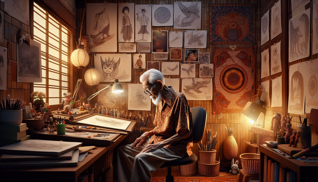 Motif Batik di Dunia Ghibli dan Semangat Hayao Miyazaki