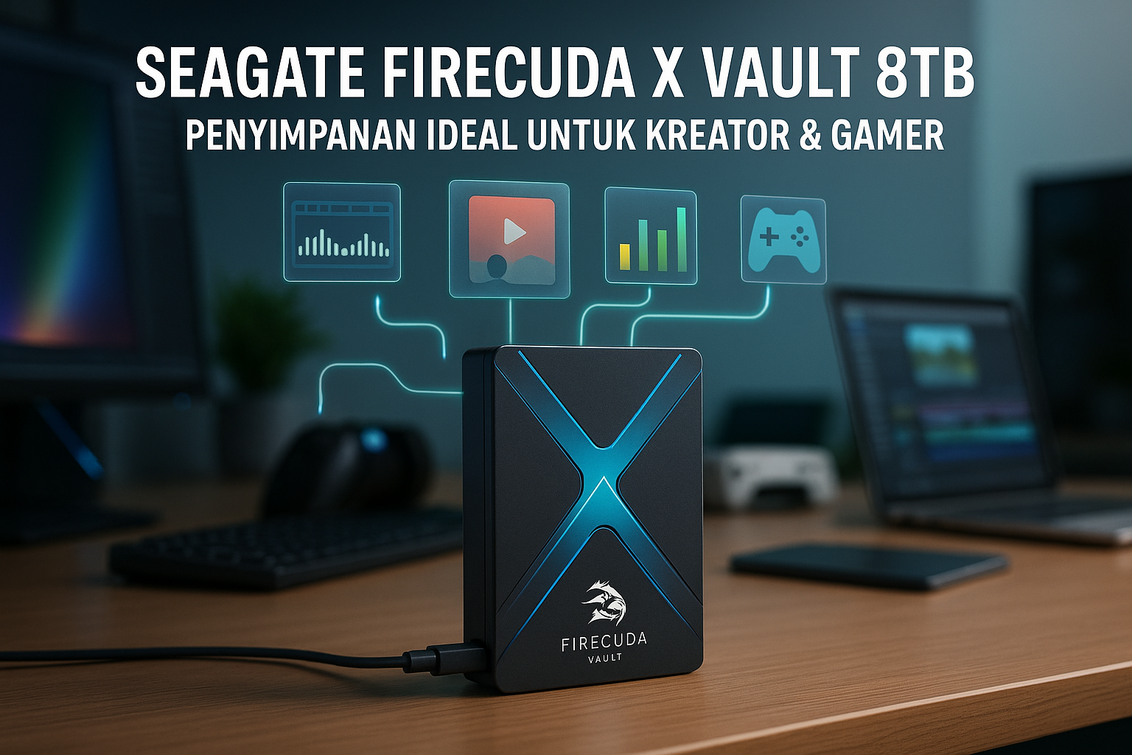 Seagate FireCuda X Vault: Gudang Kreator & Gamer