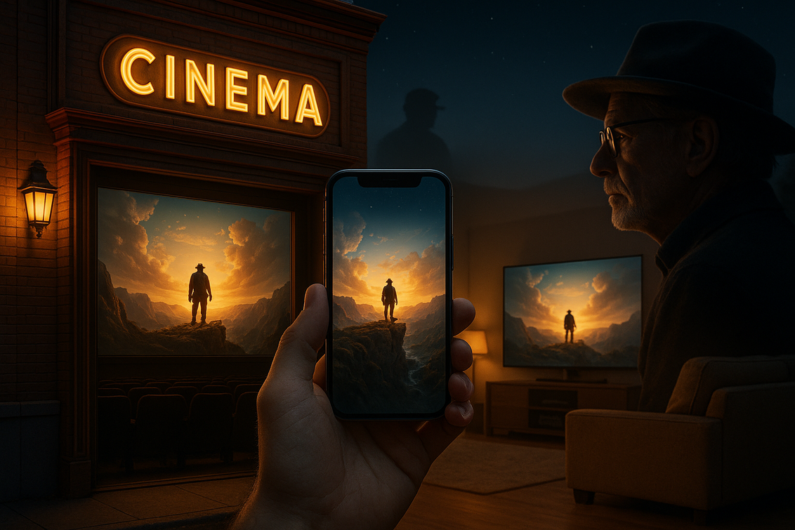 Steven Spielberg, Layar Lebar, dan Batas Ponsel Mini